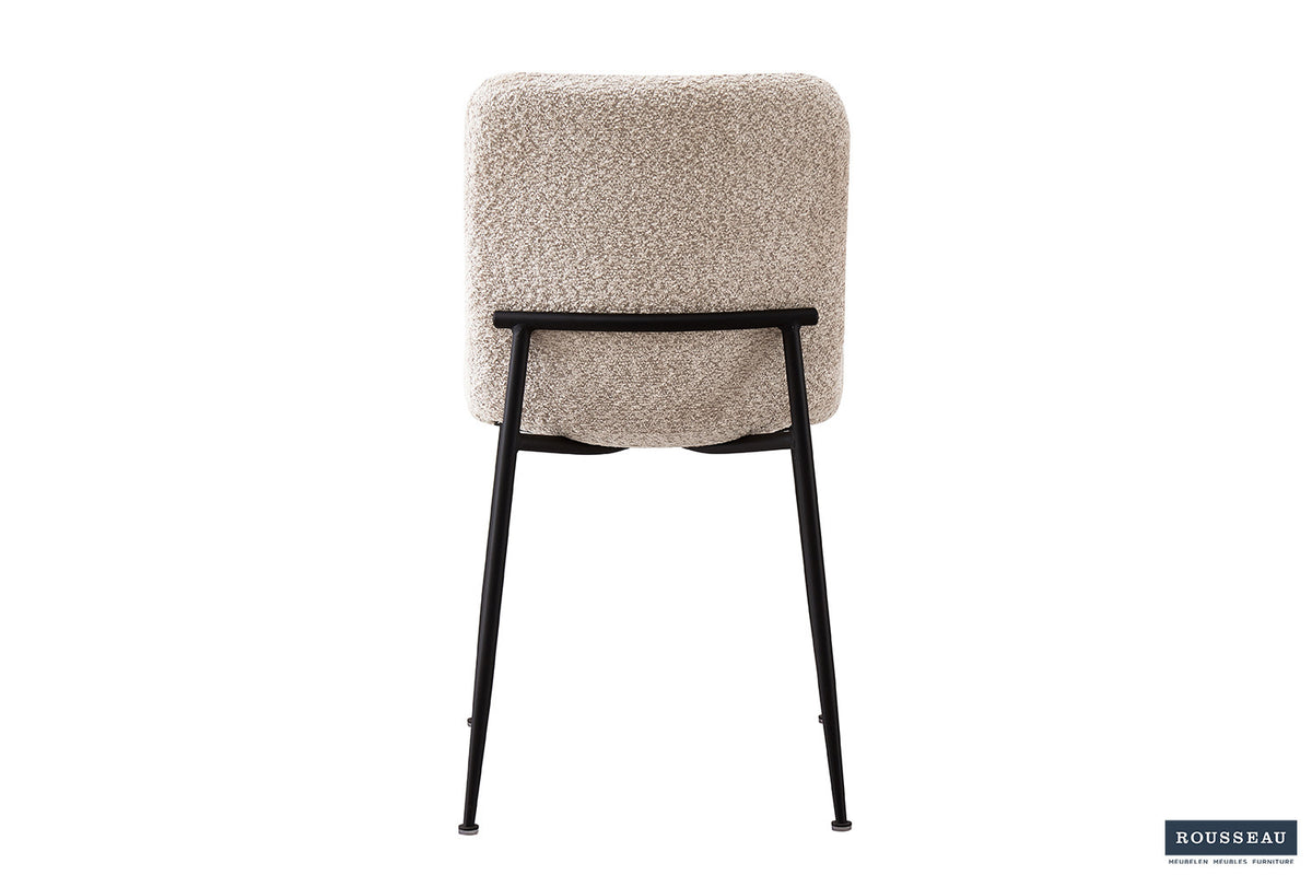 Rousseau - Stoel Alice Boucle - Beige - 81,5x42x57 cm