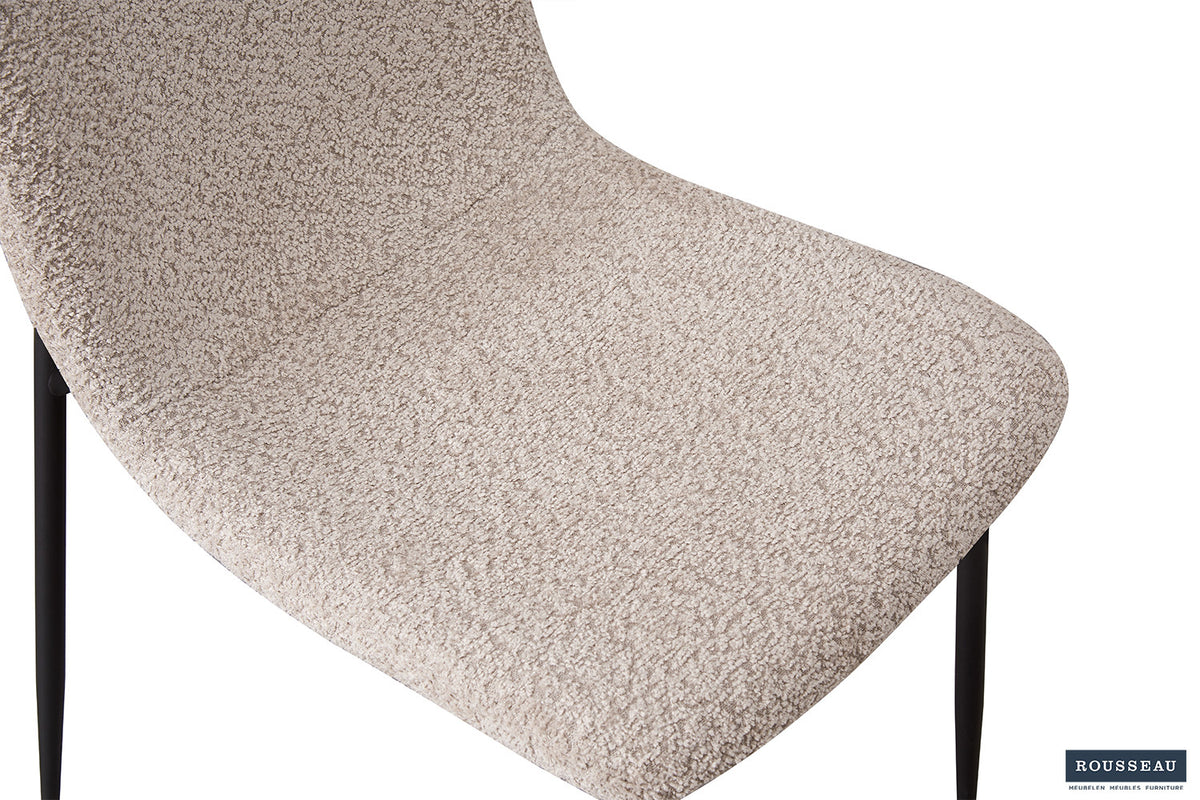 Rousseau - Stoel Alice Boucle - Beige - 81,5x42x57 cm