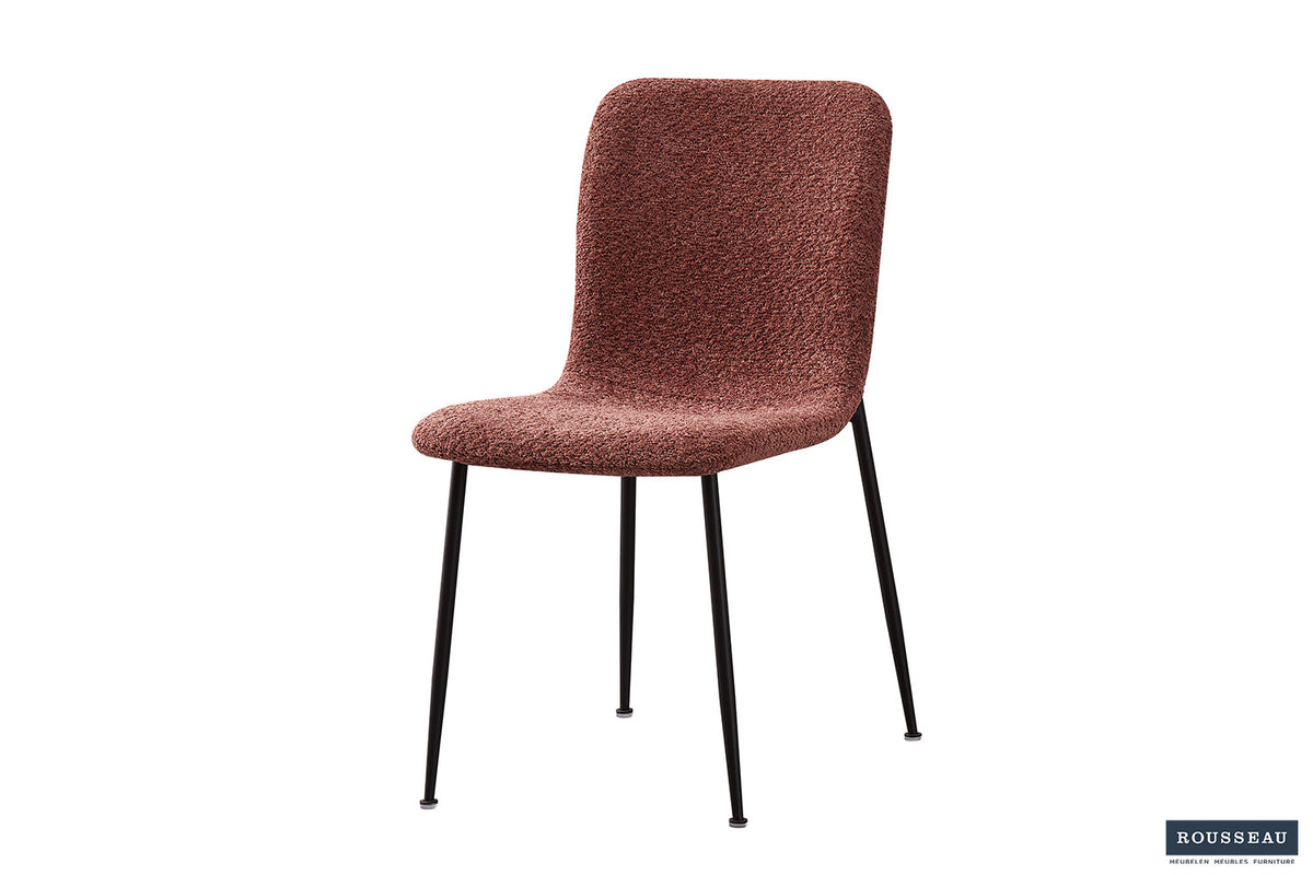 Rousseau - Stoel Alice Boucle - Roze - 81,5x42x57 cm