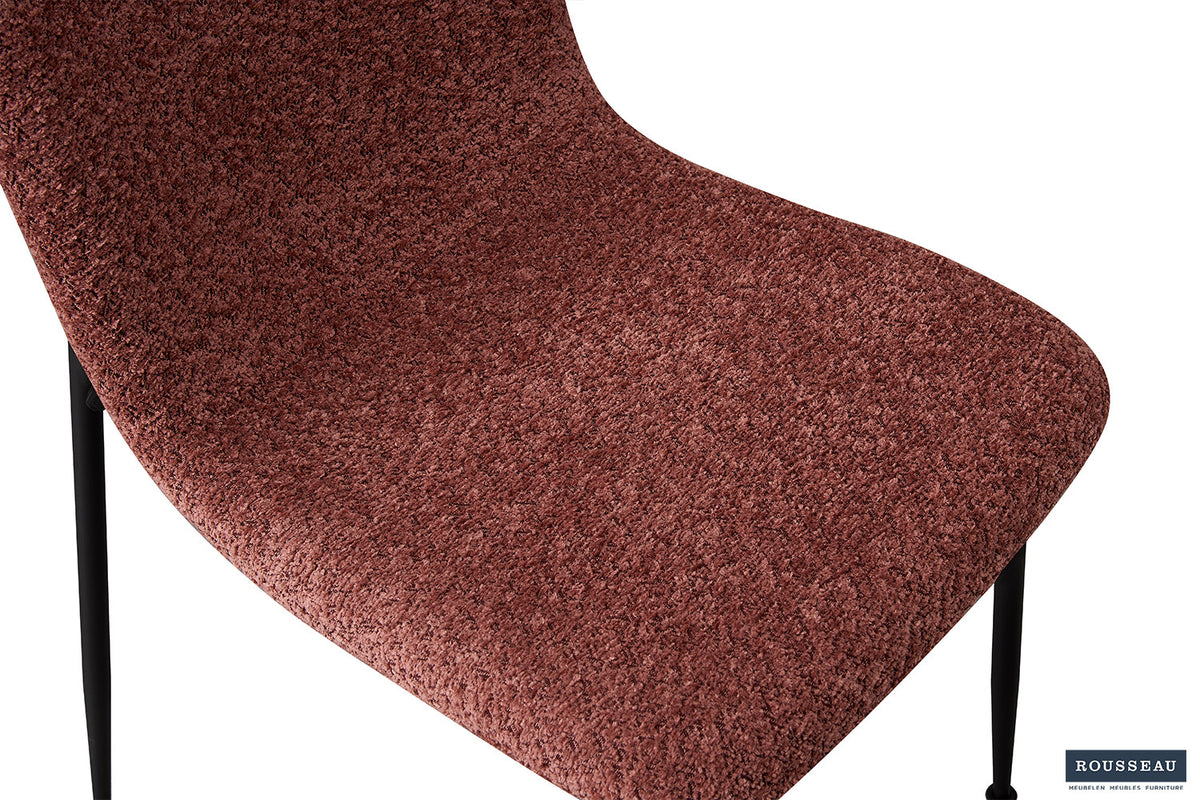 Rousseau - Stoel Alice Boucle - Roze - 81,5x42x57 cm
