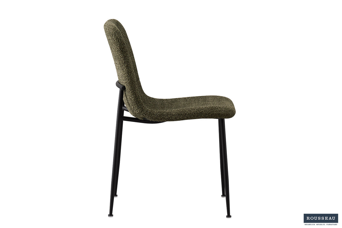 Rousseau - Stoel Alice Boucle - Groen - 81,5x42x57 cm