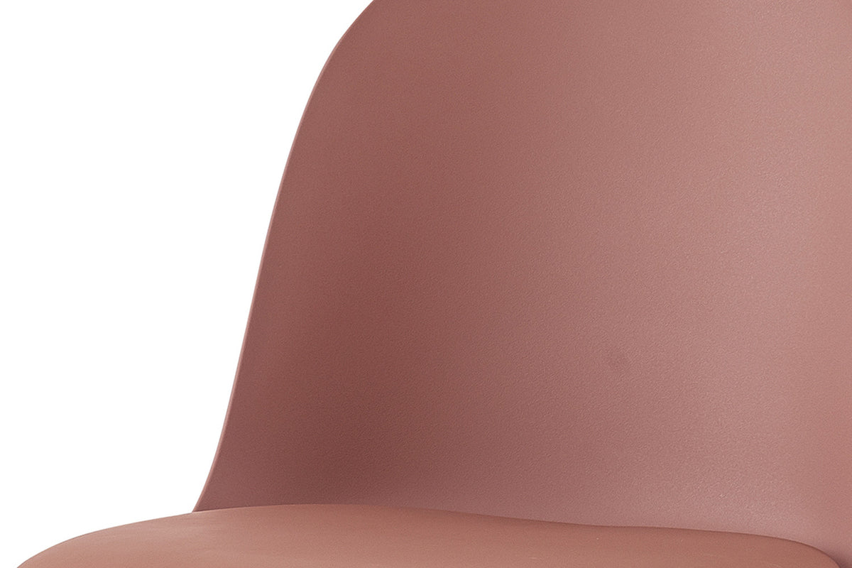 Rousseau - Chaise Jasmin Assise PP - PU Terre cuite - 81x51x44 cm