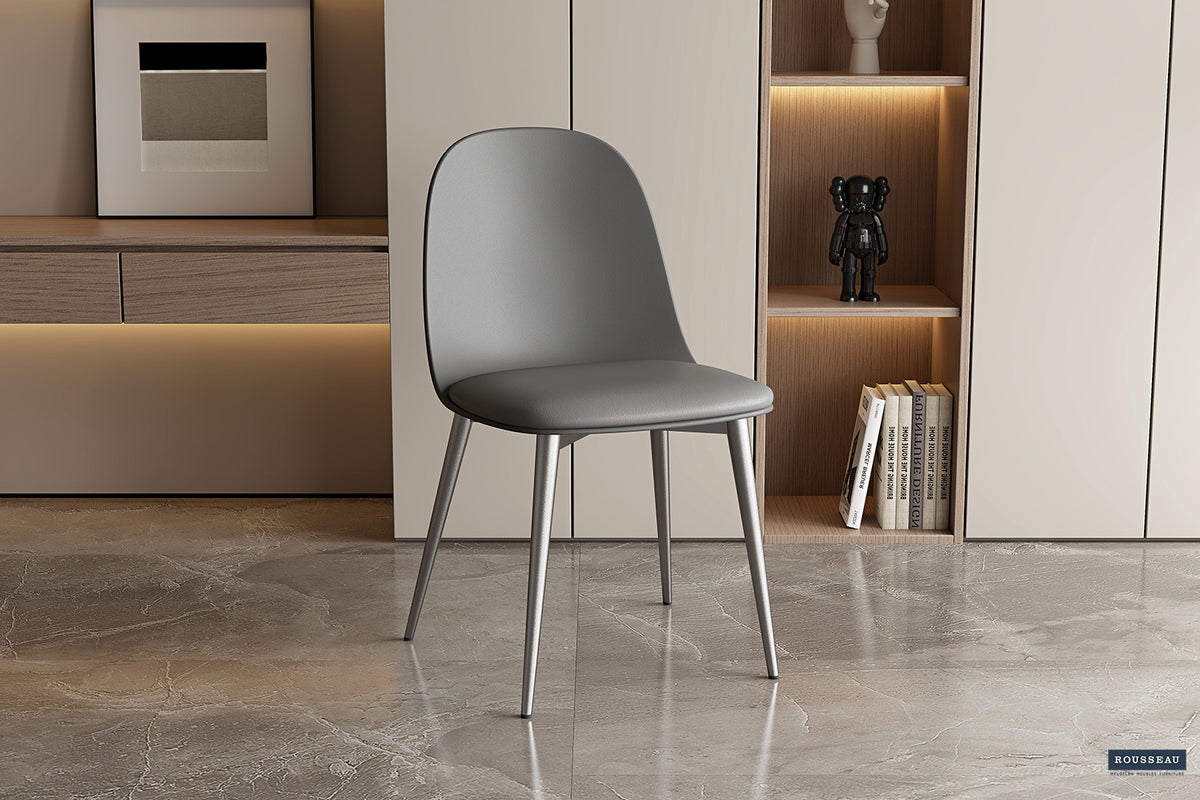 Rousseau - Stoel Jasmin Zitting PP - PU Grijs - 81x51x44 cm