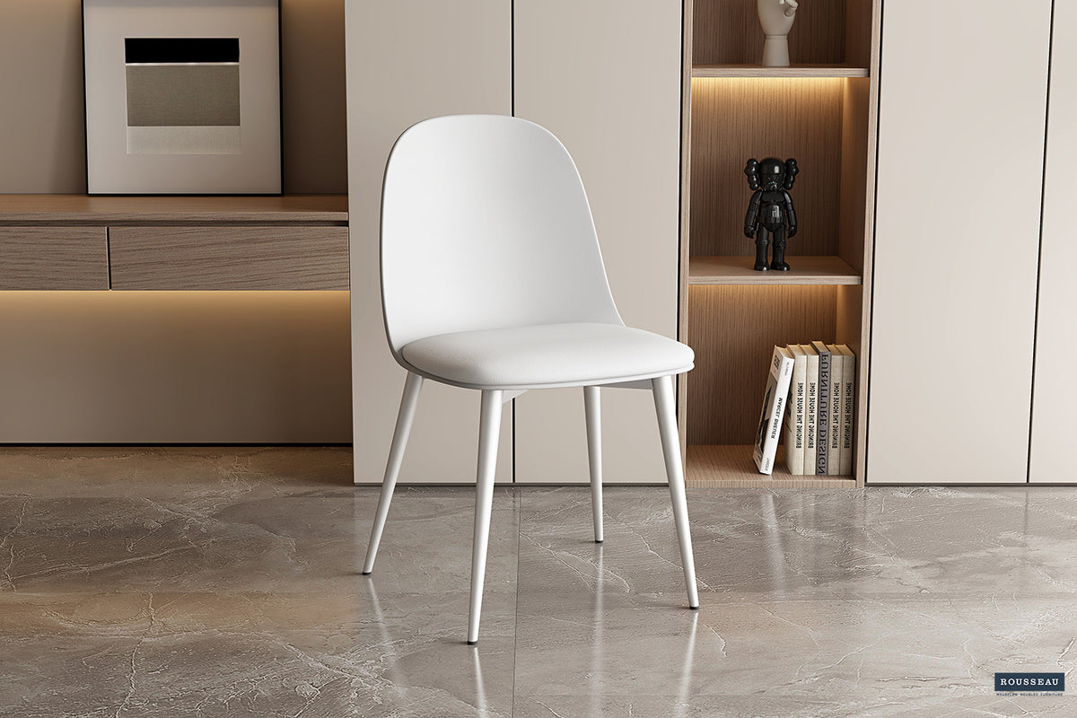 Rousseau - Stoel Jasmin Zitting PP - PU Wit - 81x51x44 cm