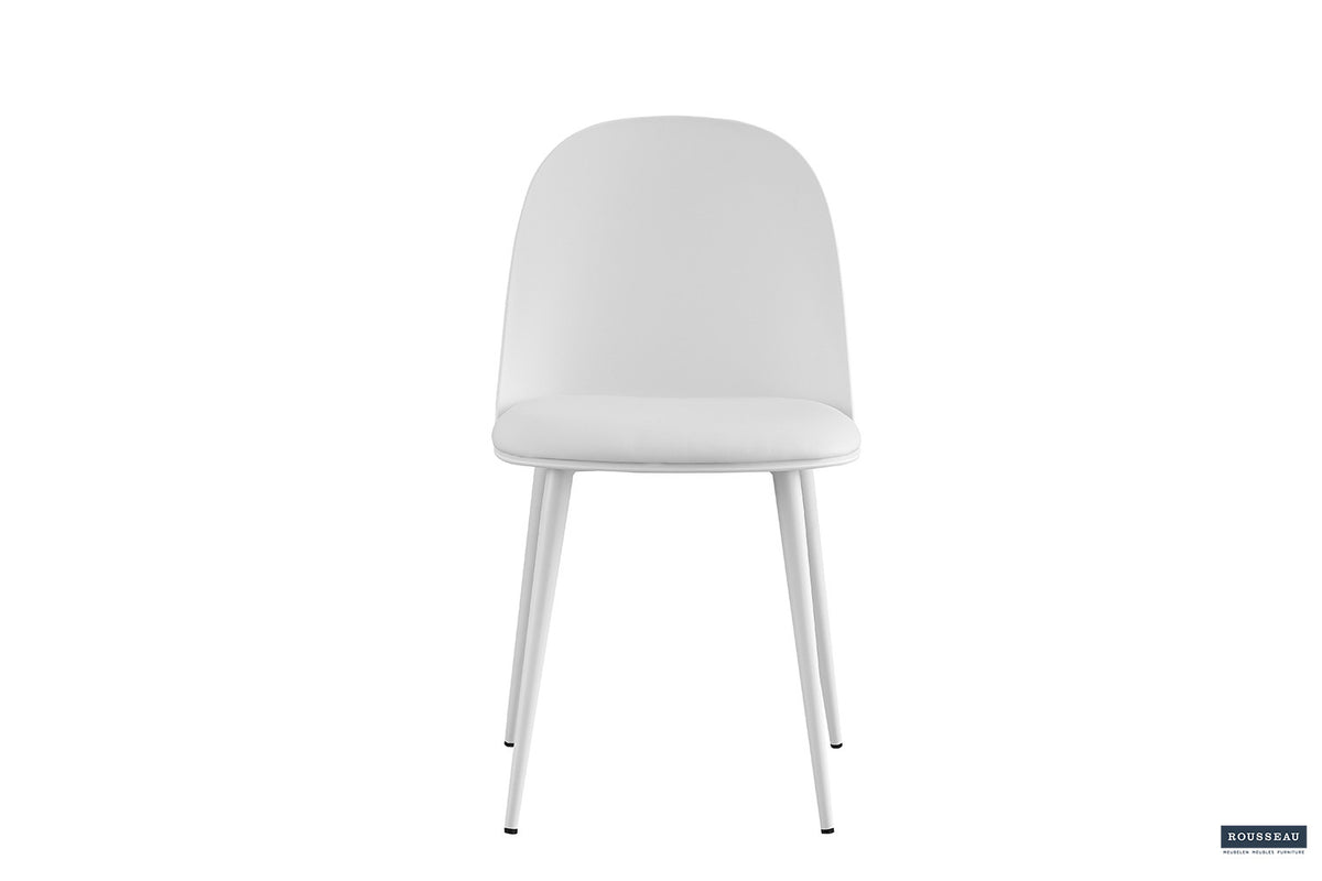 Rousseau - Stoel Jasmin Zitting PP - PU Wit - 81x51x44 cm