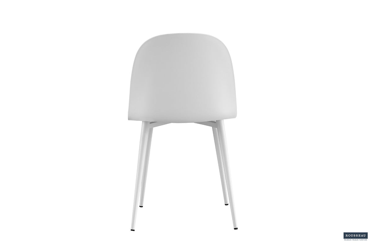 Rousseau - Stoel Jasmin Zitting PP - PU Wit - 81x51x44 cm