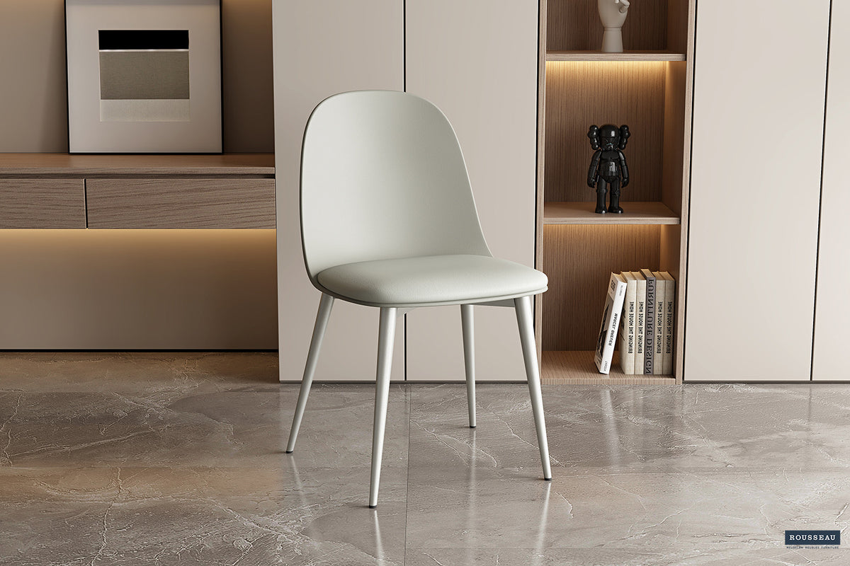 Rousseau - Stoel Jasmin Zitting PP - PU Grijs-groen - 81x51x44 cm
