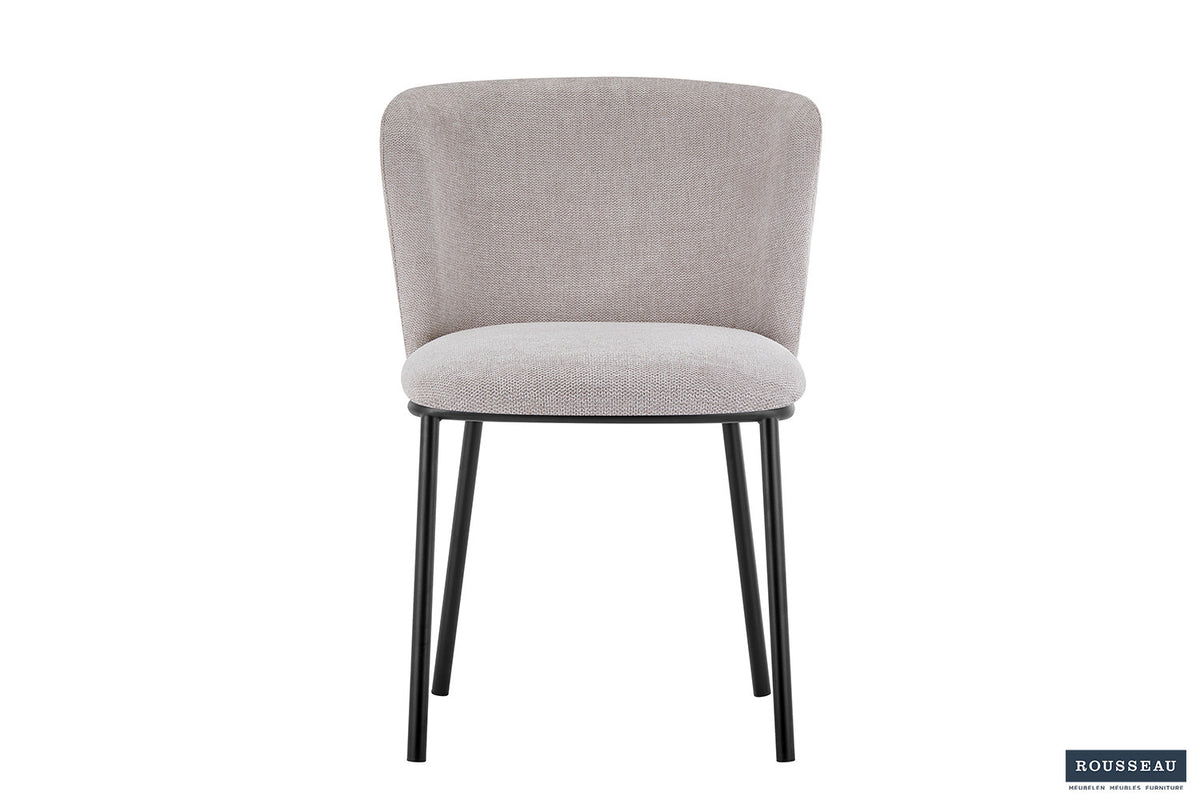 Rousseau - Stoel Arthur - Stof Beige - 76x52x54 cm