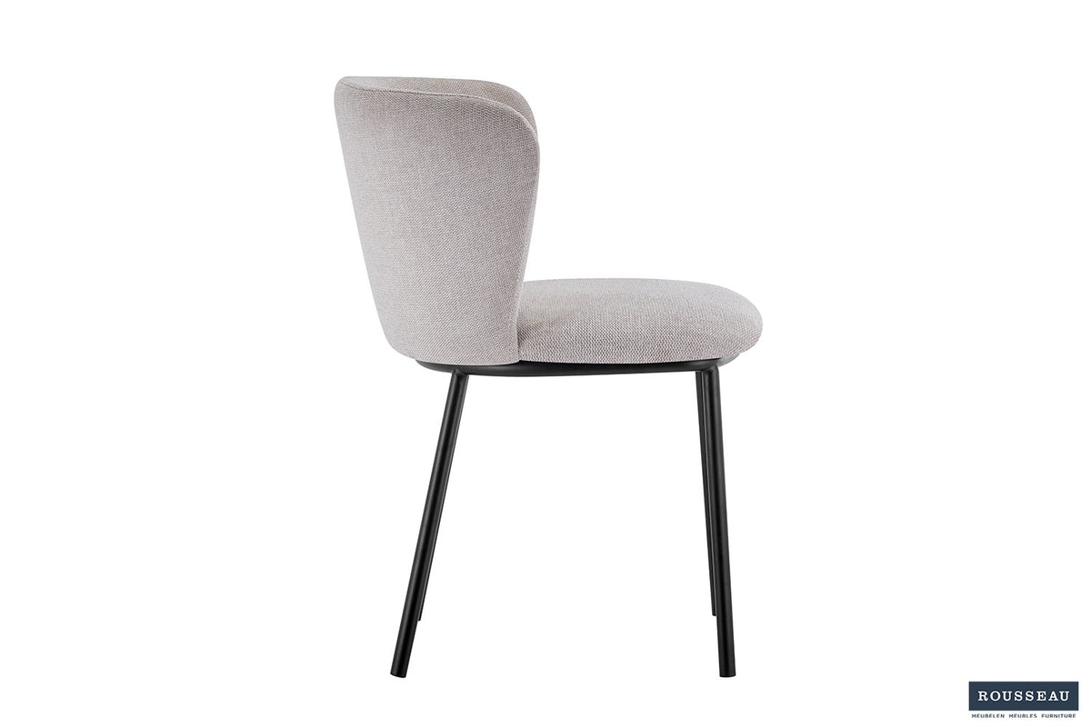 Rousseau - Stoel Arthur - Stof Beige - 76x52x54 cm