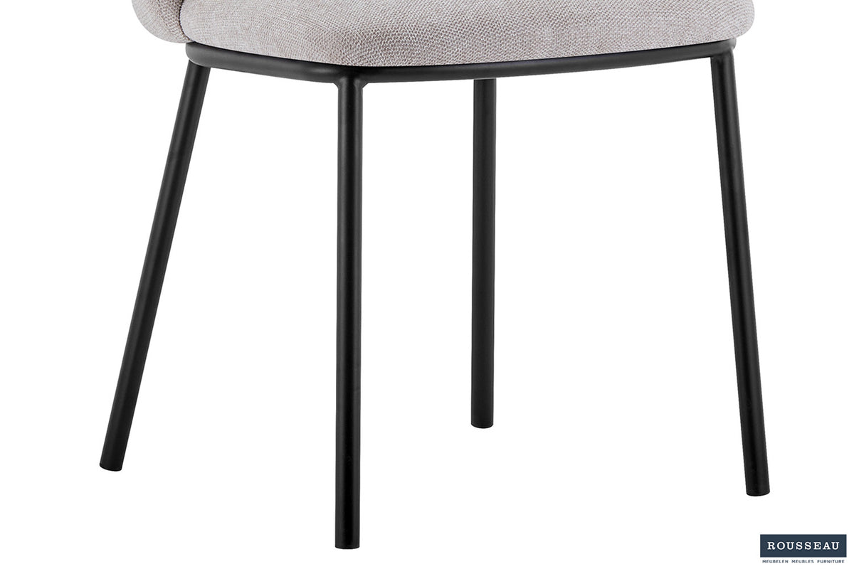 Rousseau - Stoel Arthur - Stof Beige - 76x52x54 cm