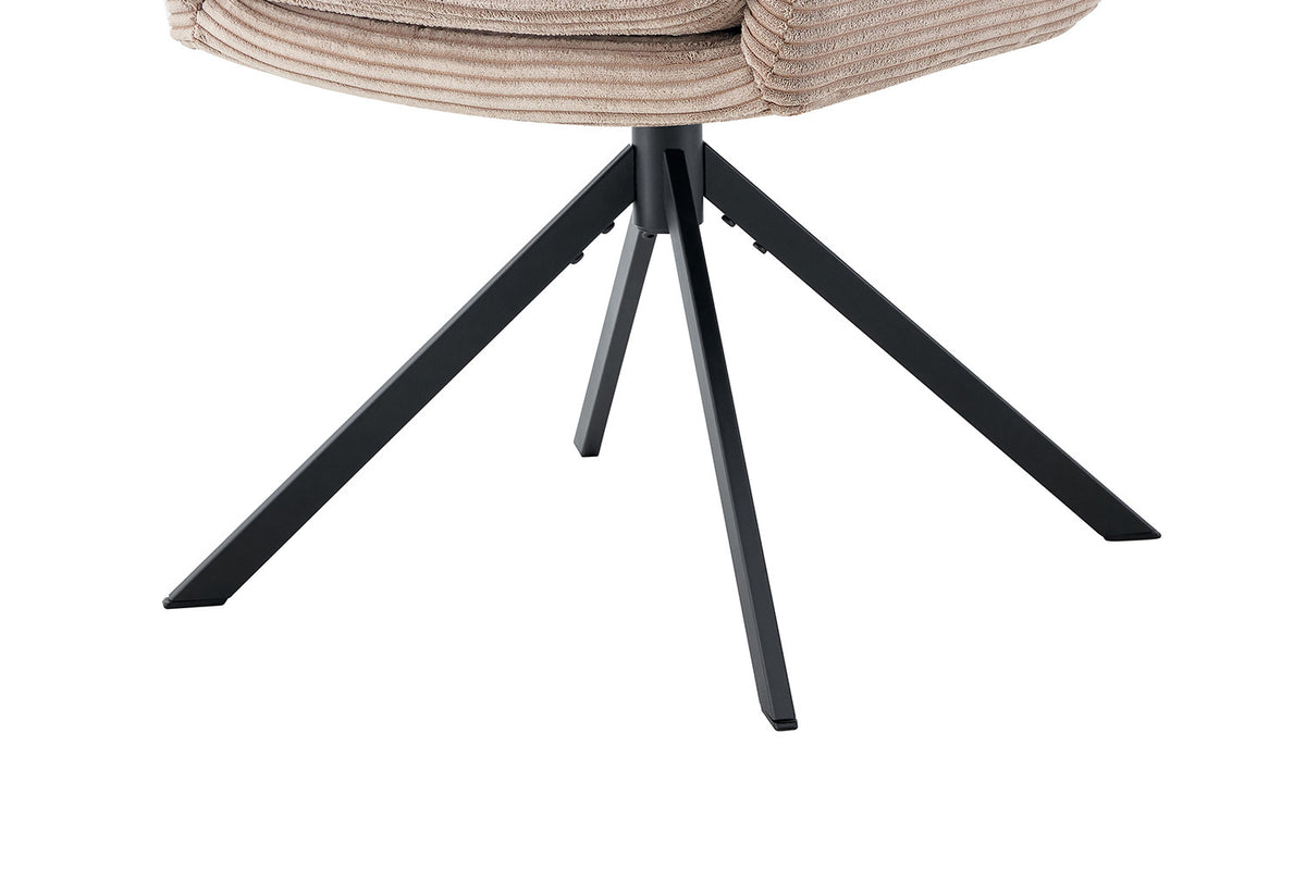 Rousseau - Stoel Luna - Corduroy Zand - 91.5x60.5x67 cm