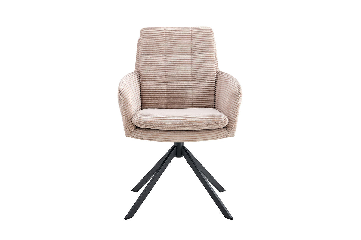 Rousseau - Stoel Luna - Corduroy Zand - 91.5x60.5x67 cm