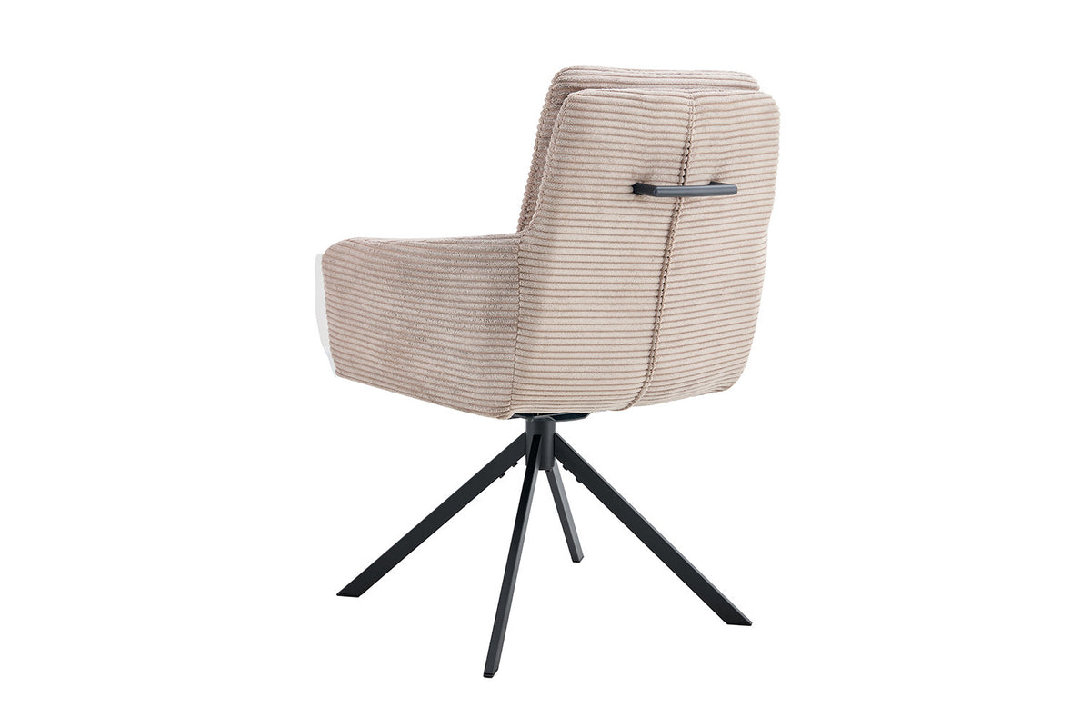Rousseau - Stoel Luna - Corduroy Zand - 91.5x60.5x67 cm