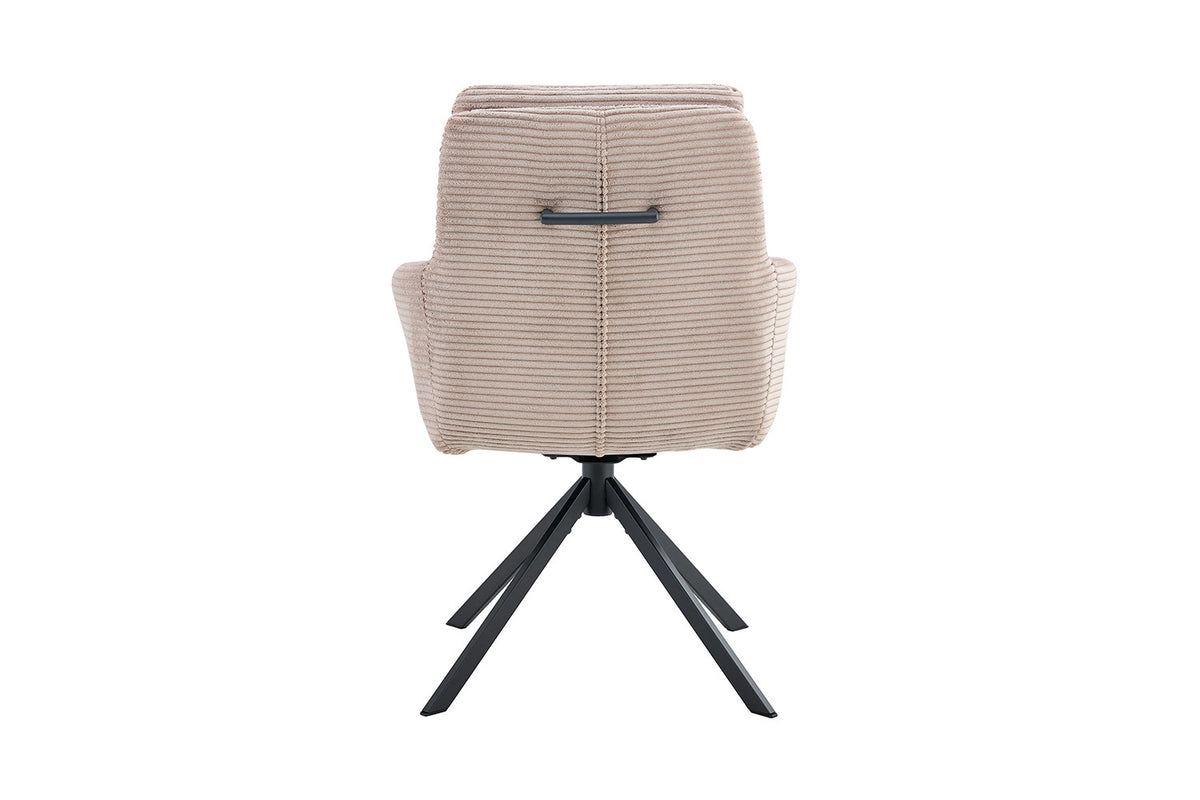 Rousseau - Stoel Luna - Corduroy Zand - 91.5x60.5x67 cm