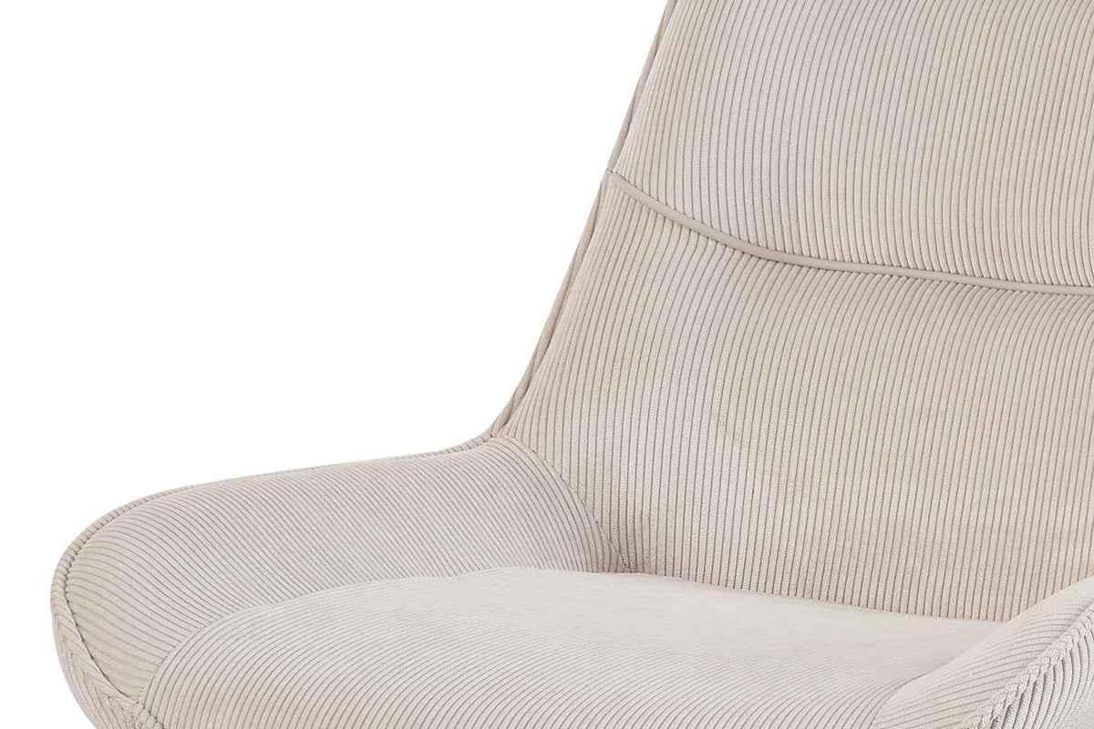 Rousseau - Stoel Amelie Corduroy Zand - 87x53x61 cm