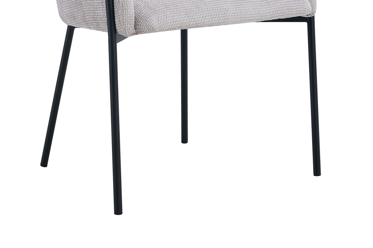 Rousseau - Stoel Naomi - Stof Beige - 83x60.5x60 cm