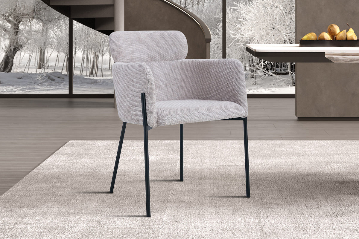 Rousseau - Stoel Naomi - Stof Beige - 83x60.5x60 cm