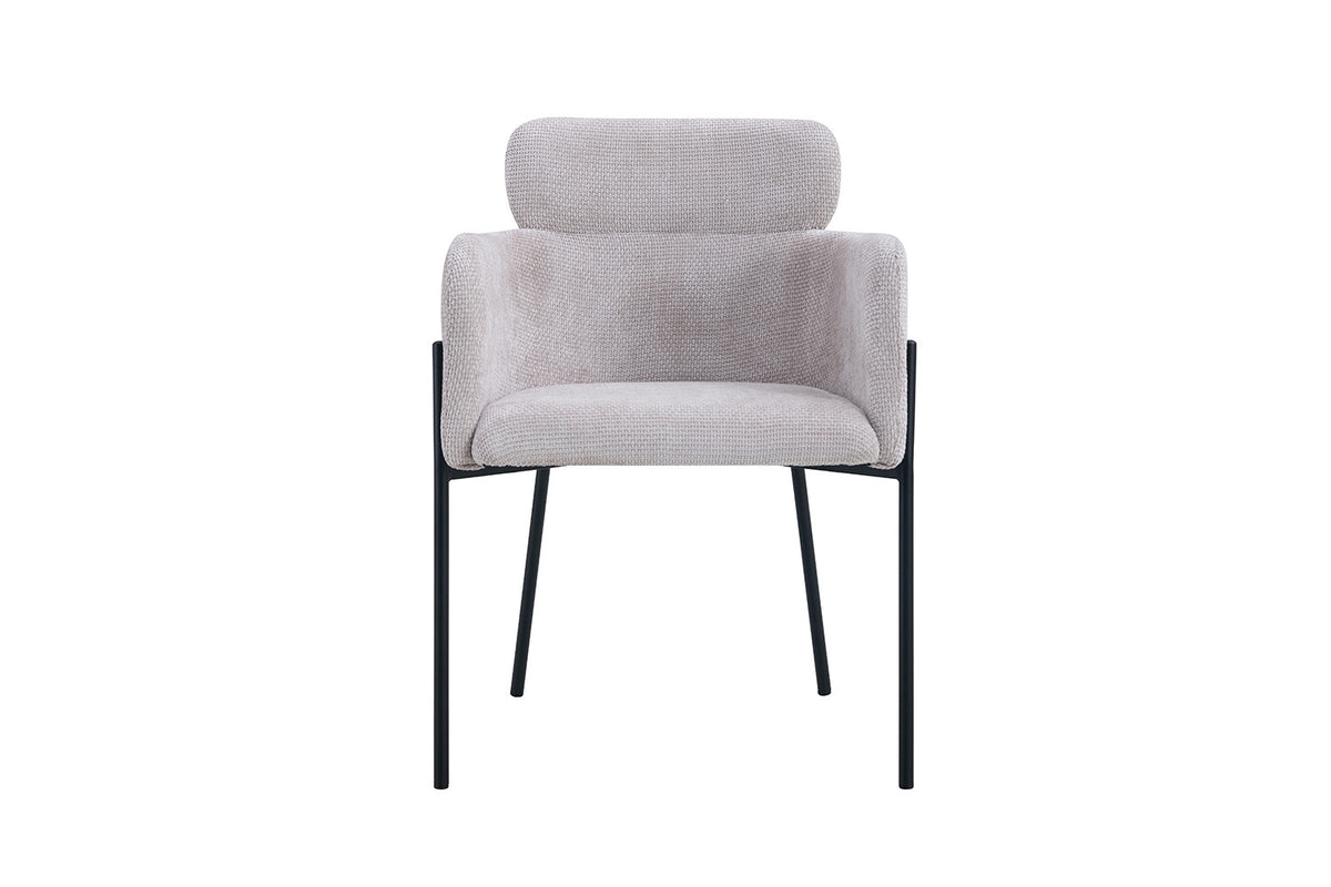 Rousseau - Stoel Naomi - Stof Beige - 83x60.5x60 cm