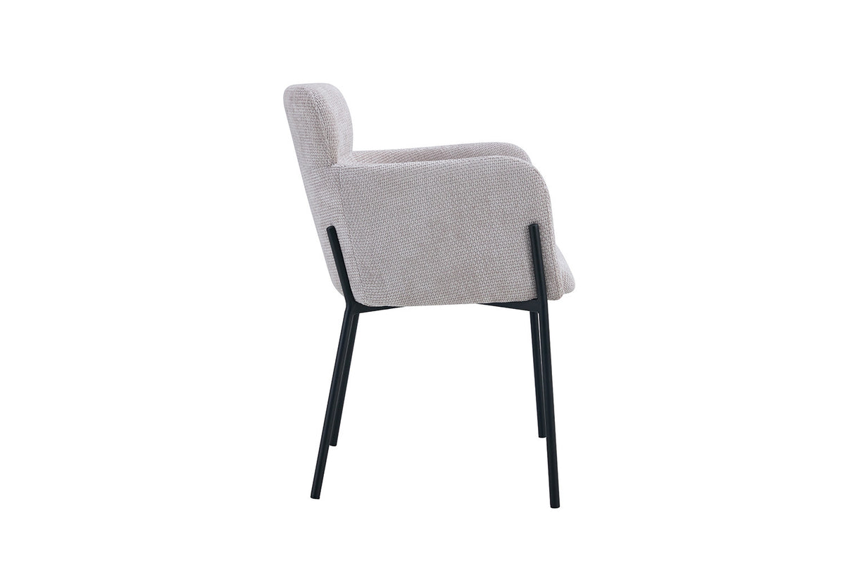 Rousseau - Stoel Naomi - Stof Beige - 83x60.5x60 cm