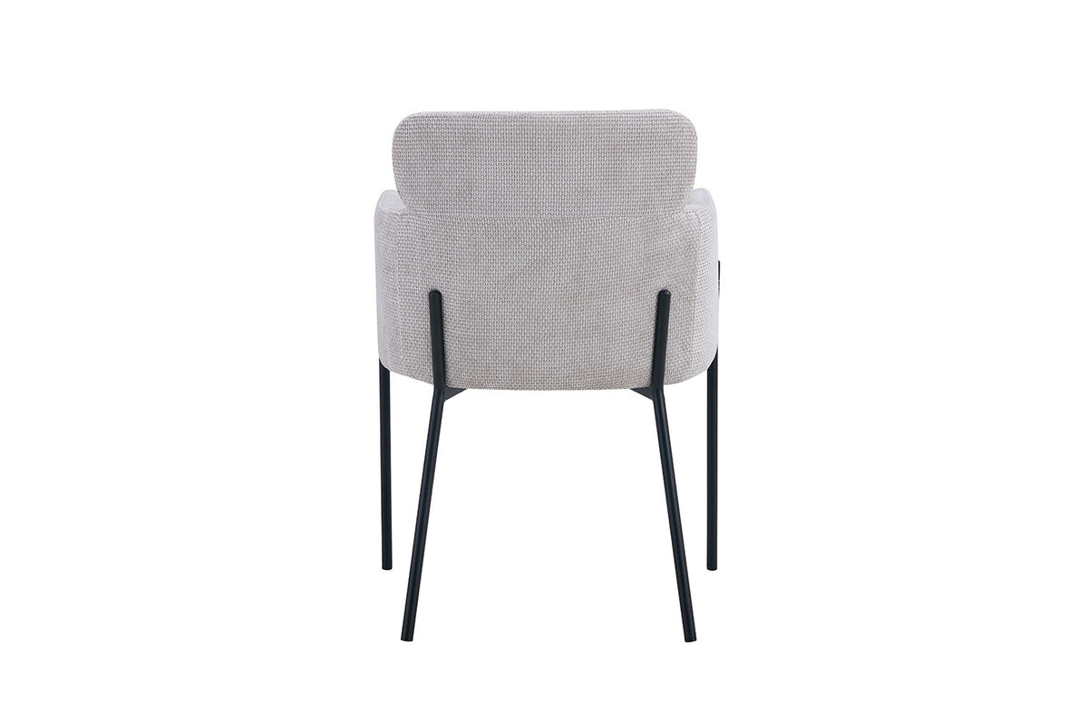 Rousseau - Stoel Naomi - Stof Beige - 83x60.5x60 cm