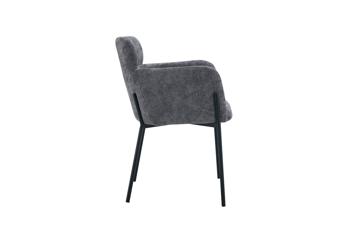 Rousseau - Stoel Naomi - Stof Grijs - 83x60.5x60 cm