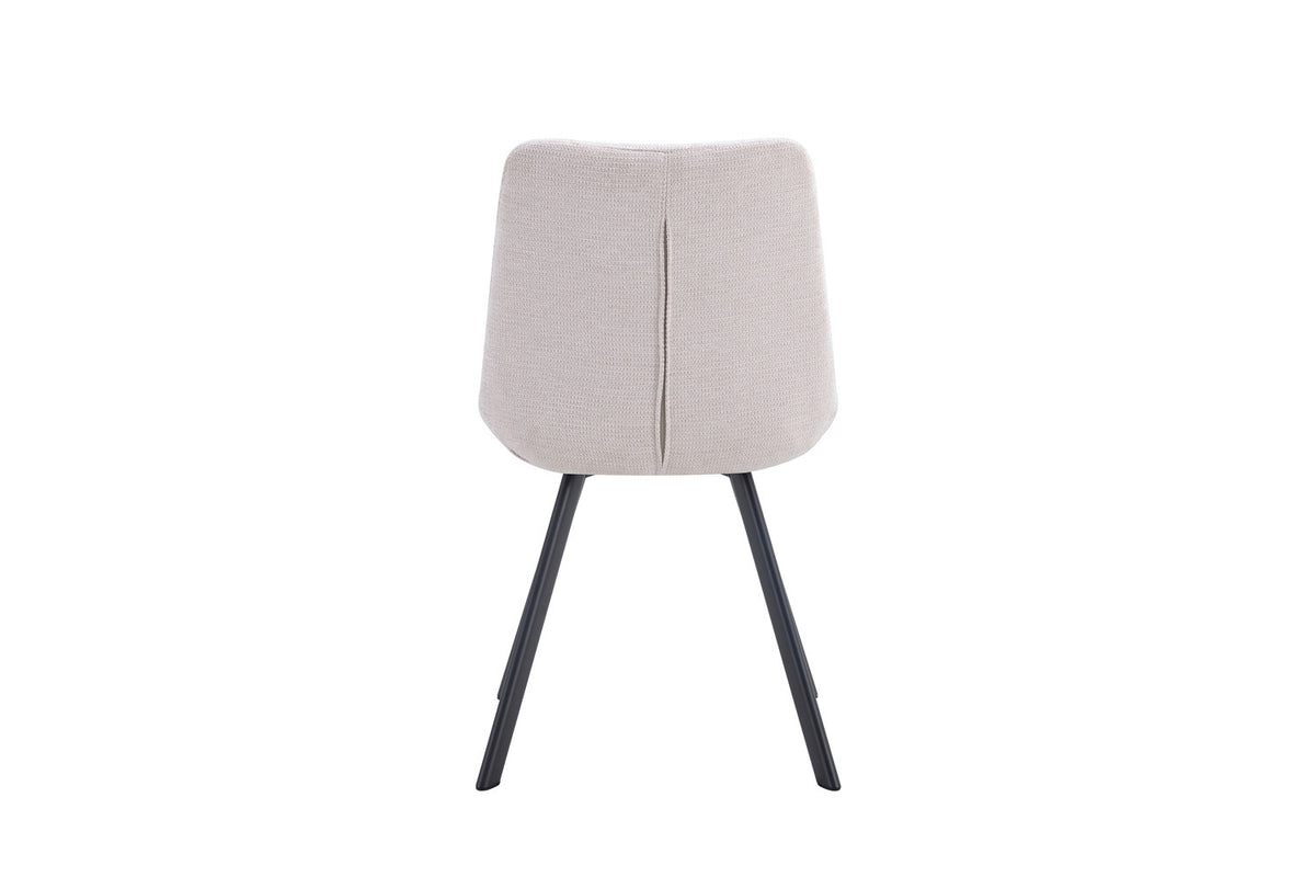Rousseau - Stoel Lizzy - Stof Beige - 88.5x52x61.5 cm