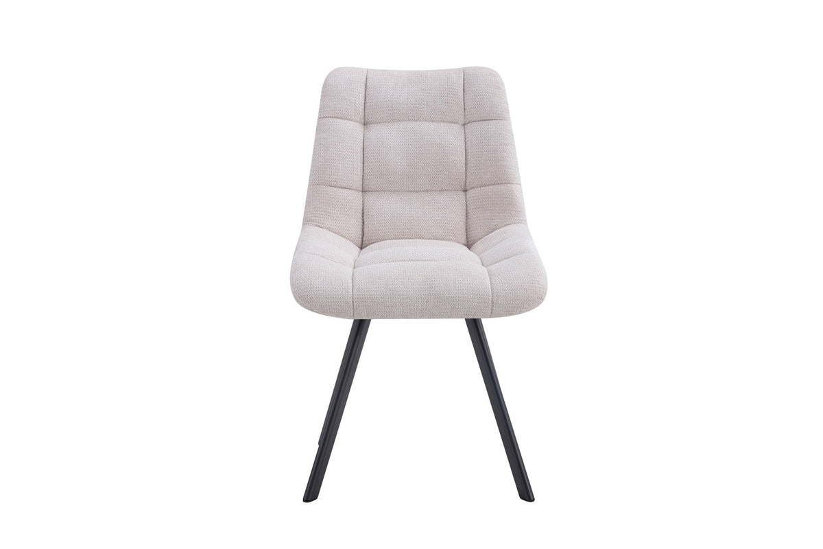 Rousseau - Stoel Lizzy - Stof Beige - 88.5x52x61.5 cm