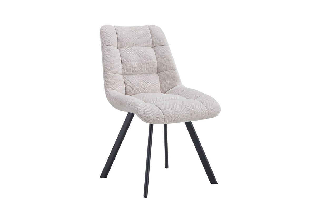 Rousseau - Stoel Lizzy - Stof Beige - 88.5x52x61.5 cm