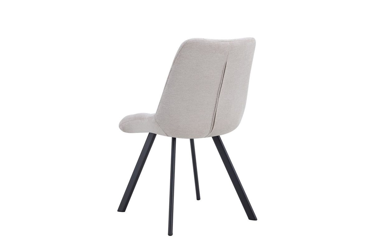 Rousseau - Stoel Lizzy - Stof Beige - 88.5x52x61.5 cm