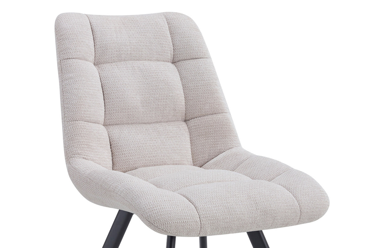 Rousseau - Stoel Lizzy - Stof Beige - 88.5x52x61.5 cm