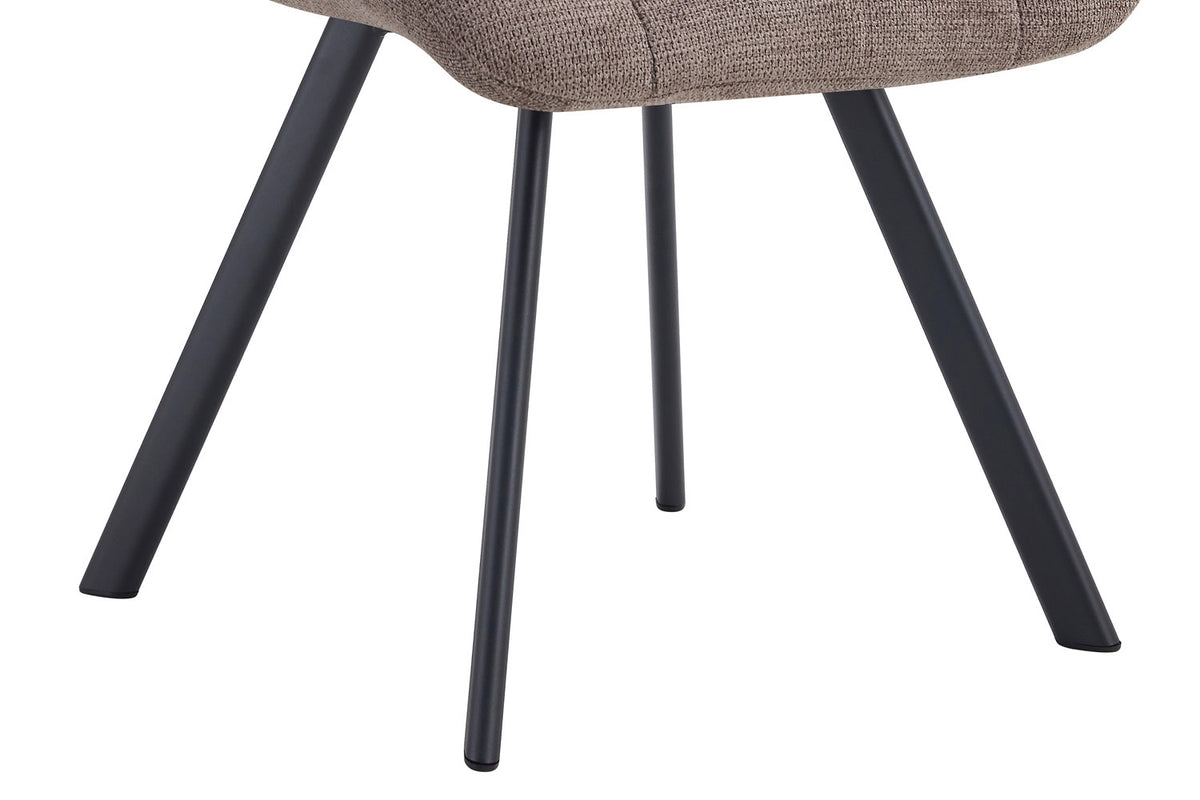 Rousseau - Chaise Lizzy Tissu Pepper - 88,5x52x61,5 cm