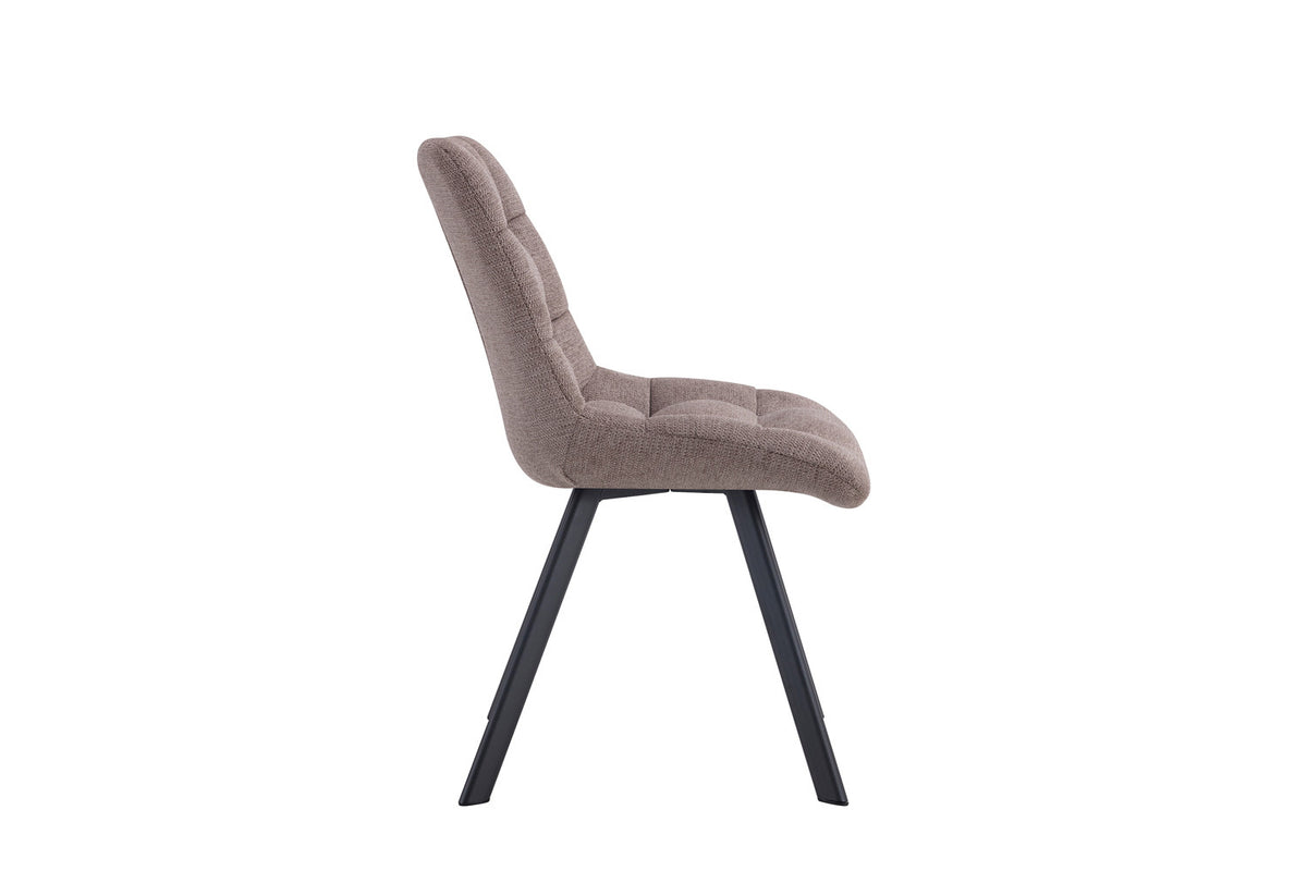 Rousseau - Chaise Lizzy Tissu Pepper - 88,5x52x61,5 cm