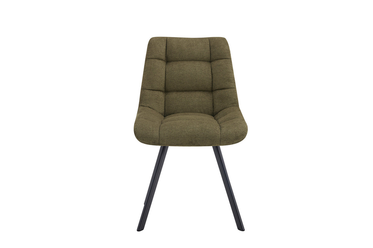 Rousseau - Stoel Lizzy - Stof Groen - 88.5x52x61.5 cm