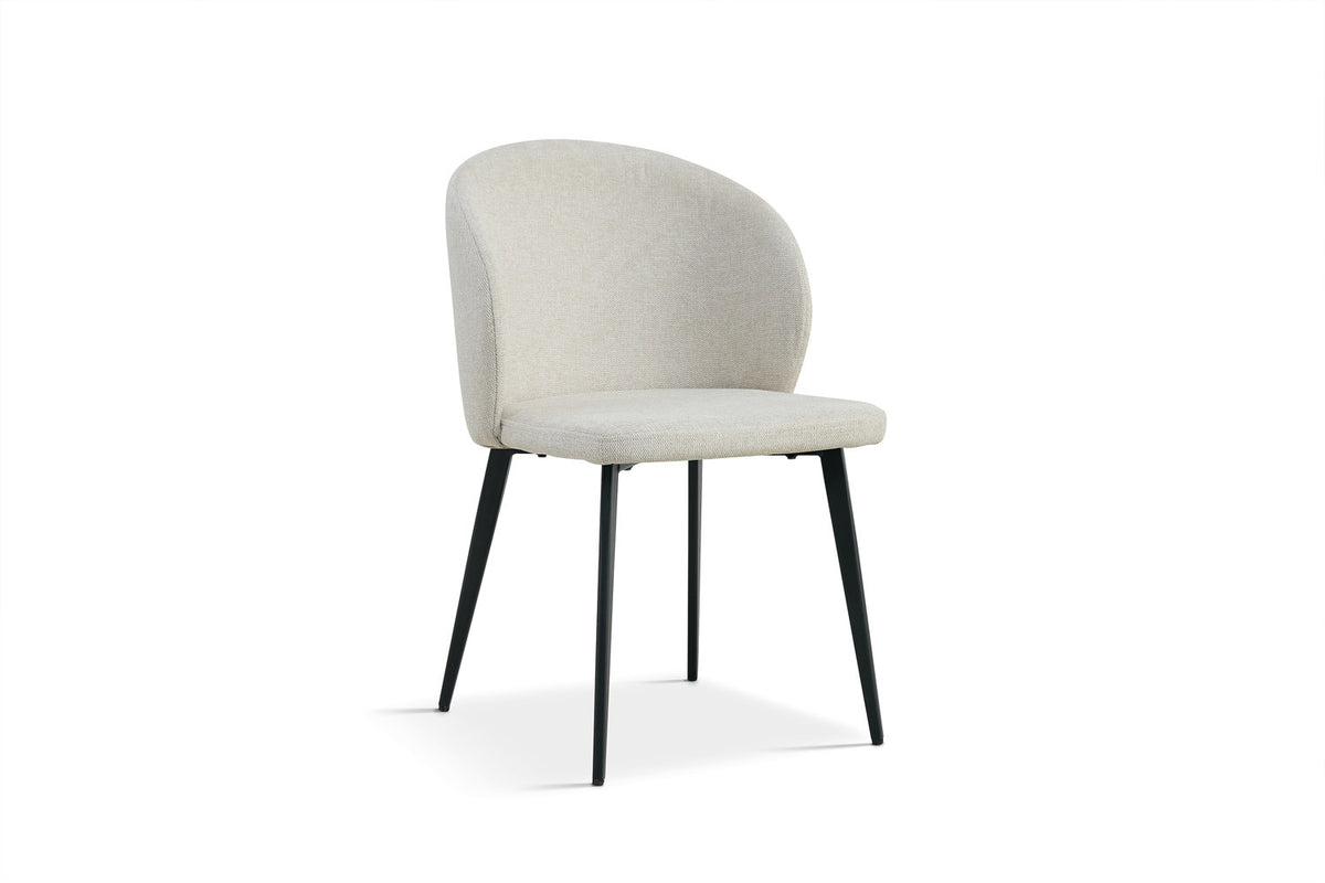 Rousseau - Stoel Toledo - Stof Beige - 80x51x55 cm