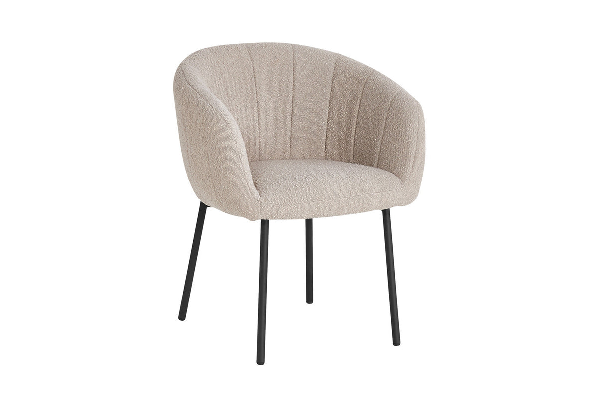 Rousseau - Stoel Sevilla Boucle - Zand - 79x57x62 cm