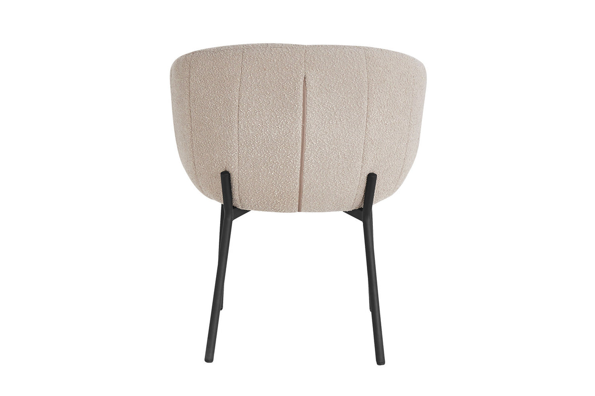 Rousseau - Stoel Sevilla Boucle - Zand - 79x57x62 cm