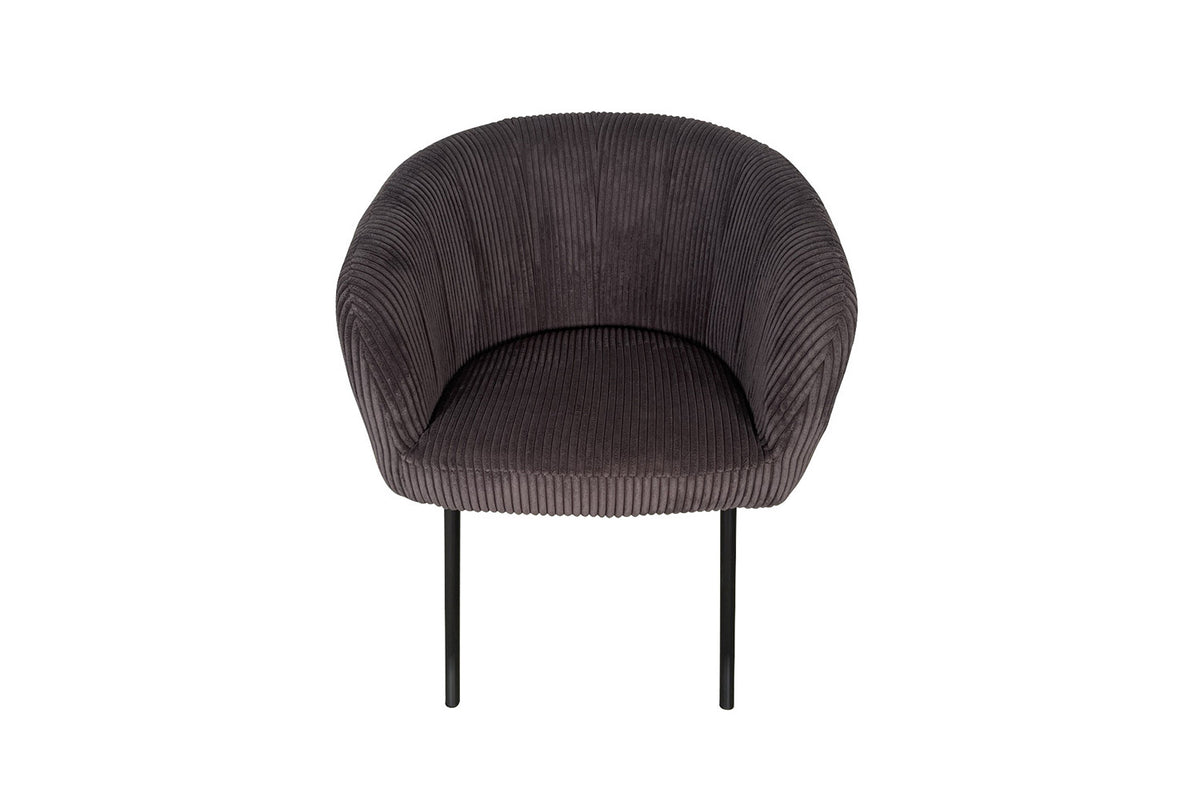Rousseau - Stoel Sevilla Corduroy Grijs - 79x57x62 cm