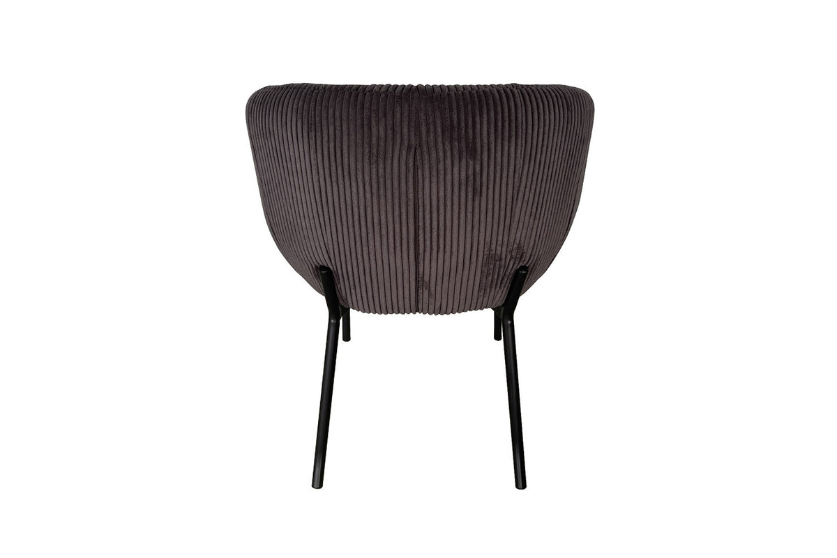 Rousseau - Stoel Sevilla Corduroy Grijs - 79x57x62 cm