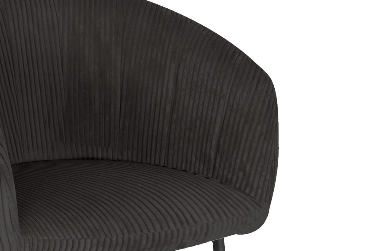 Rousseau - Stoel Sevilla Corduroy Grijs - 79x57x62 cm