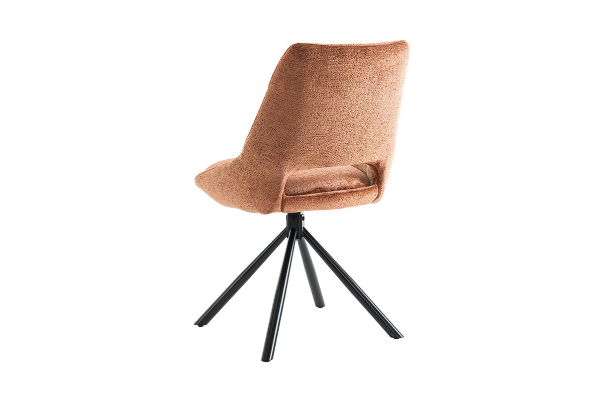 Rousseau - Stoel Dante - Stof Roest - 85.5x51x60 cm