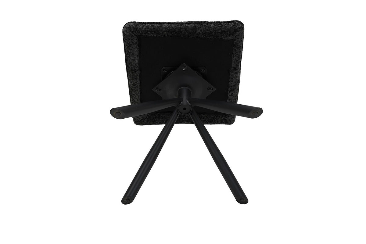 Rousseau - Stoel Jack - Stof Donkergrijs - 91x45x59 cm