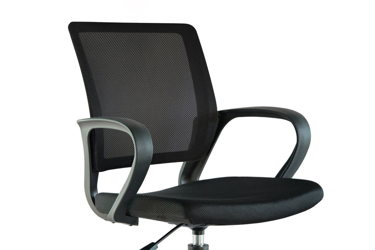 Rousseau - Bureaustoel Pura Zwart - 82x54x57 cm