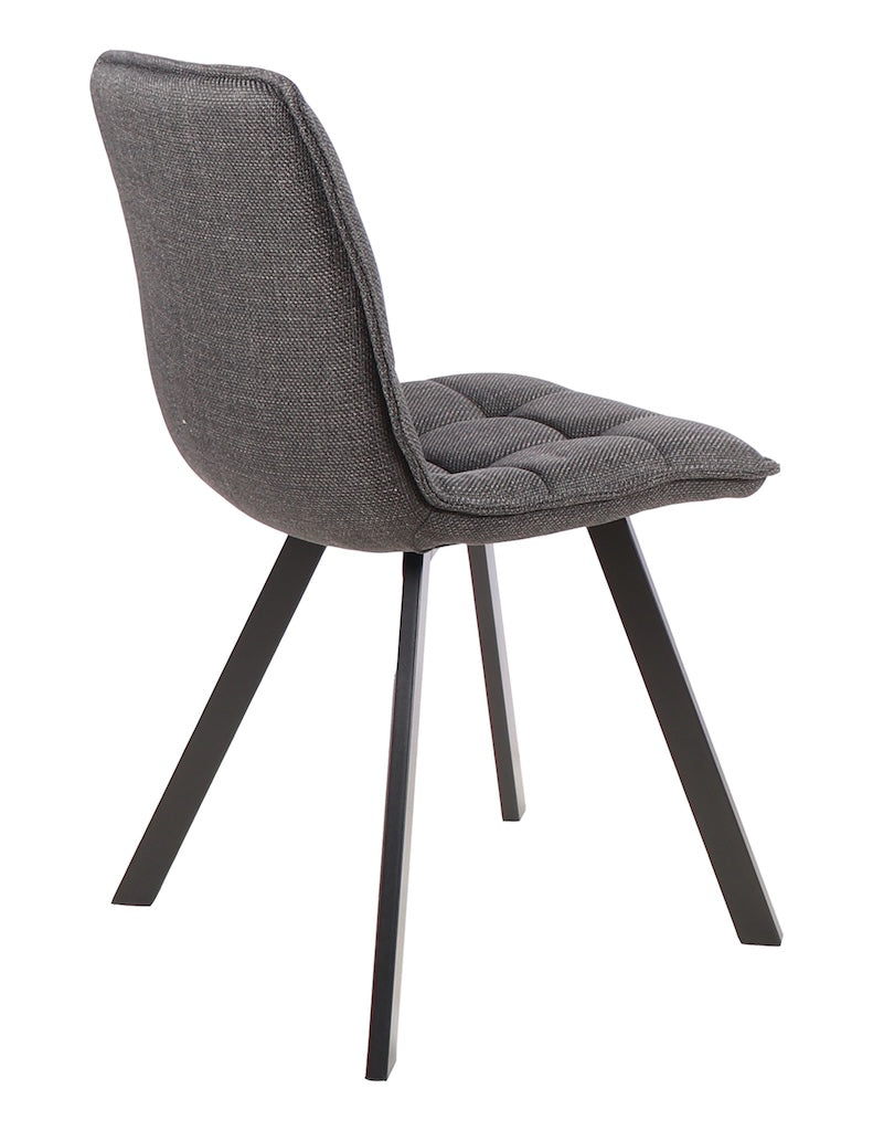 TYC - Eetkamerstoel S260 - Antracite Stof - 47x87x57cm