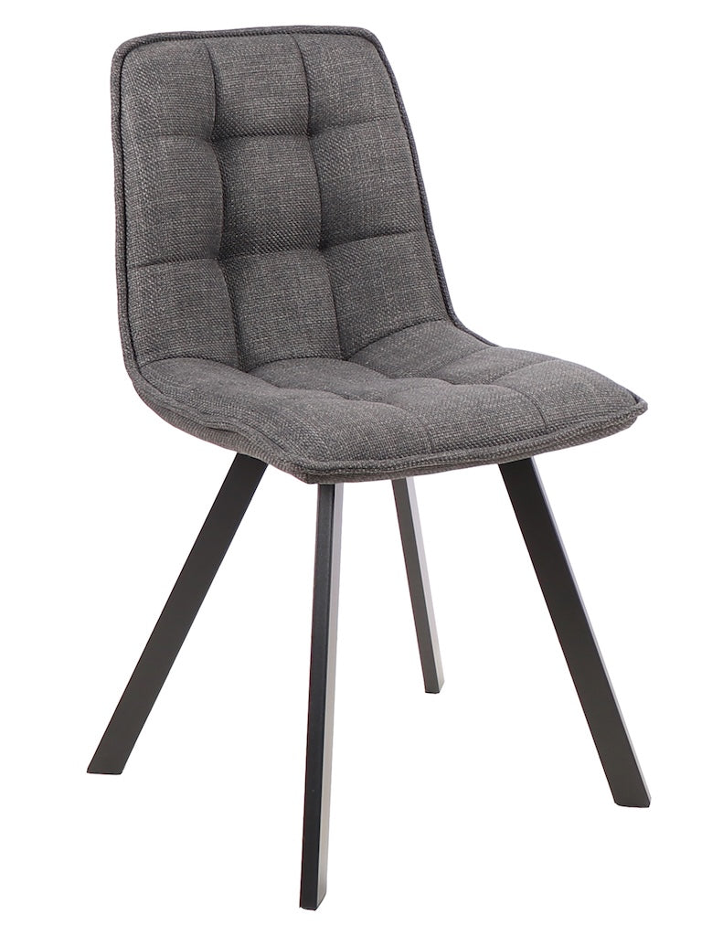 TYC - Eetkamerstoel S260 - Antracite Stof - 47x87x57cm