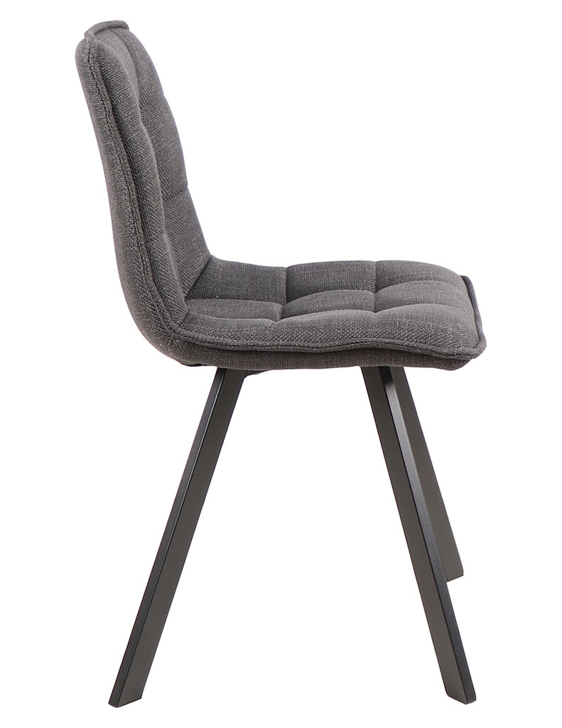 TYC - Eetkamerstoel S260 - Antracite Stof - 47x87x57cm