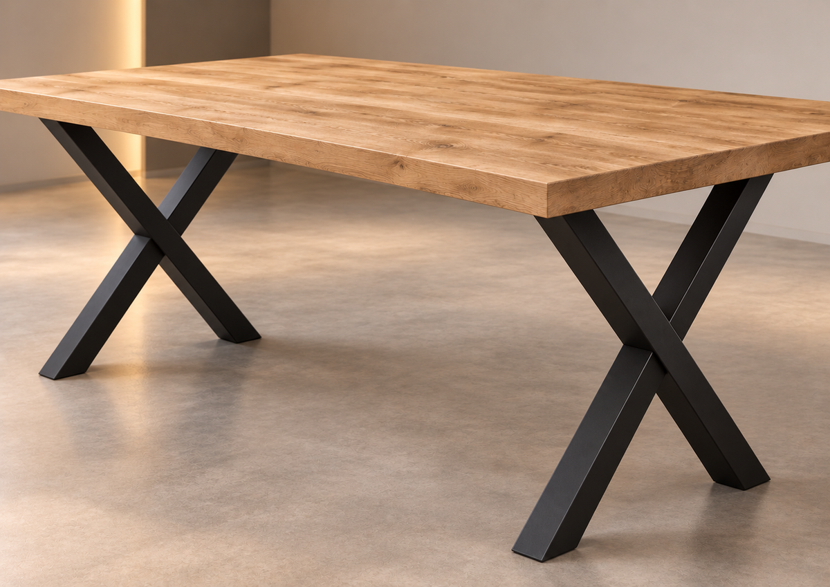 GBO - Eettafel Samson - Orca TF1915 - X Poot - 200x100x76 cm