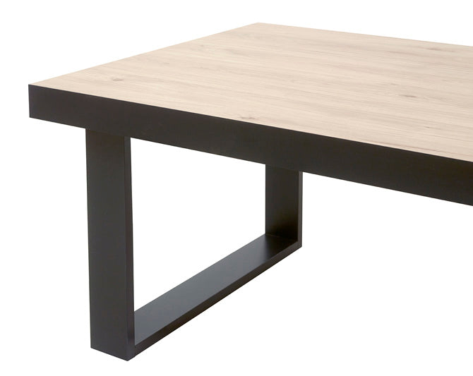 GBO - Table à manger Viareggio – 170x100x76 cm A - Pieds en U ou en X