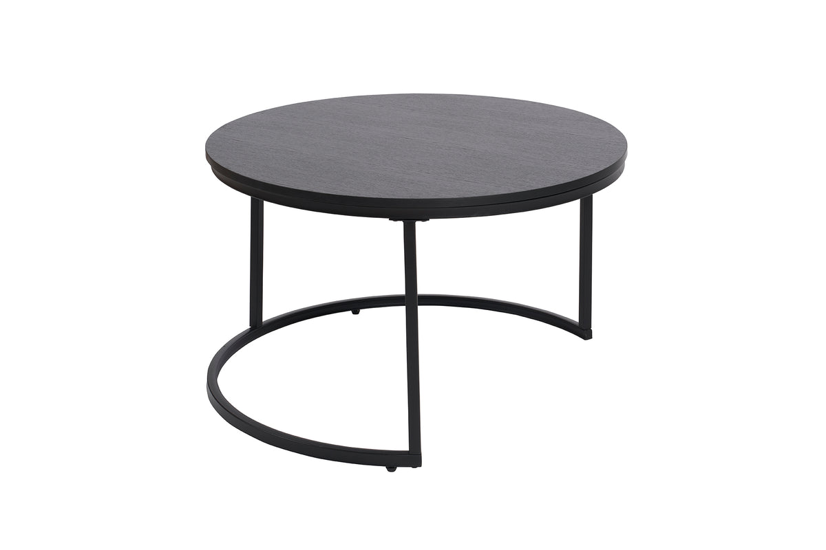 GBO - Bijzettafel Joy - Nero - 70 x H 45/50 x H 38 cm