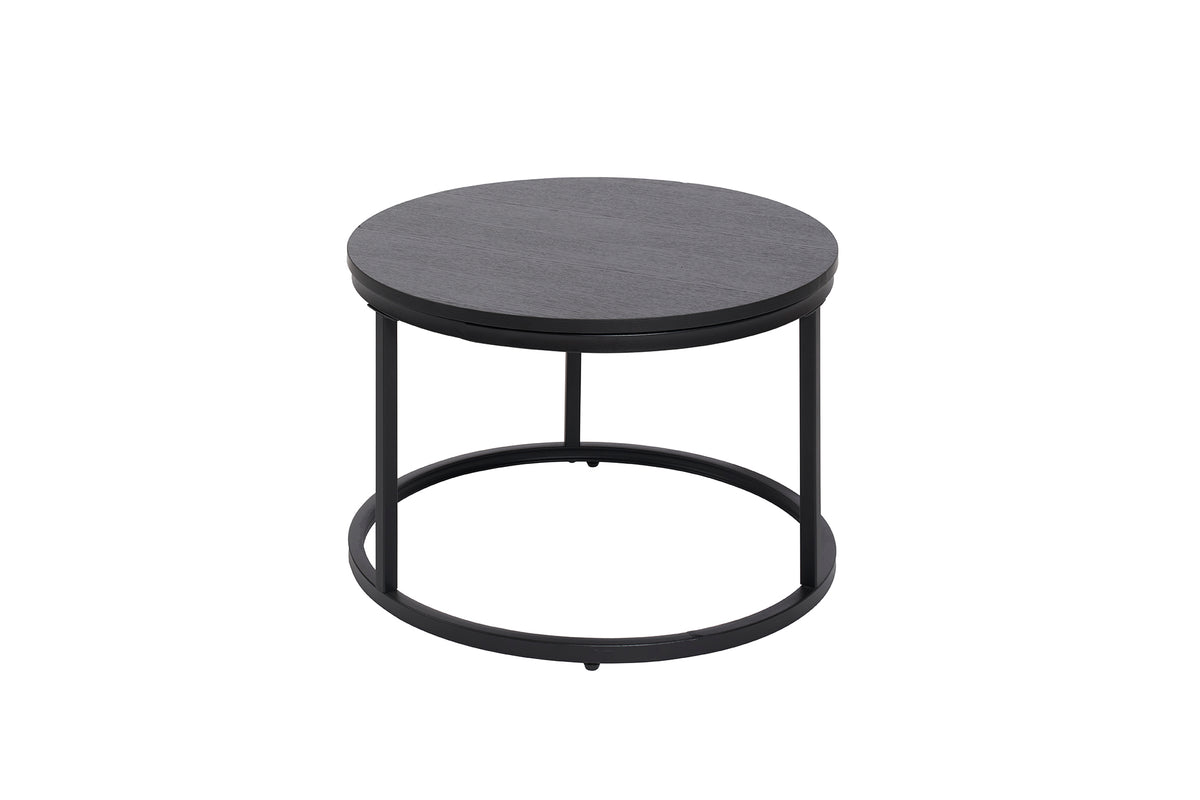 GBO - Bijzettafel Joy - Nero - 70 x H 45/50 x H 38 cm