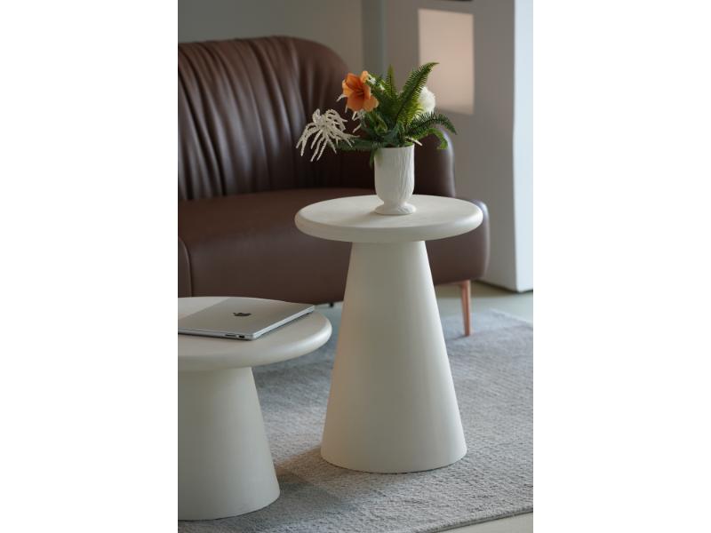 GBO - Table basse SL2406 - Blanc - 45 x H 61 cm